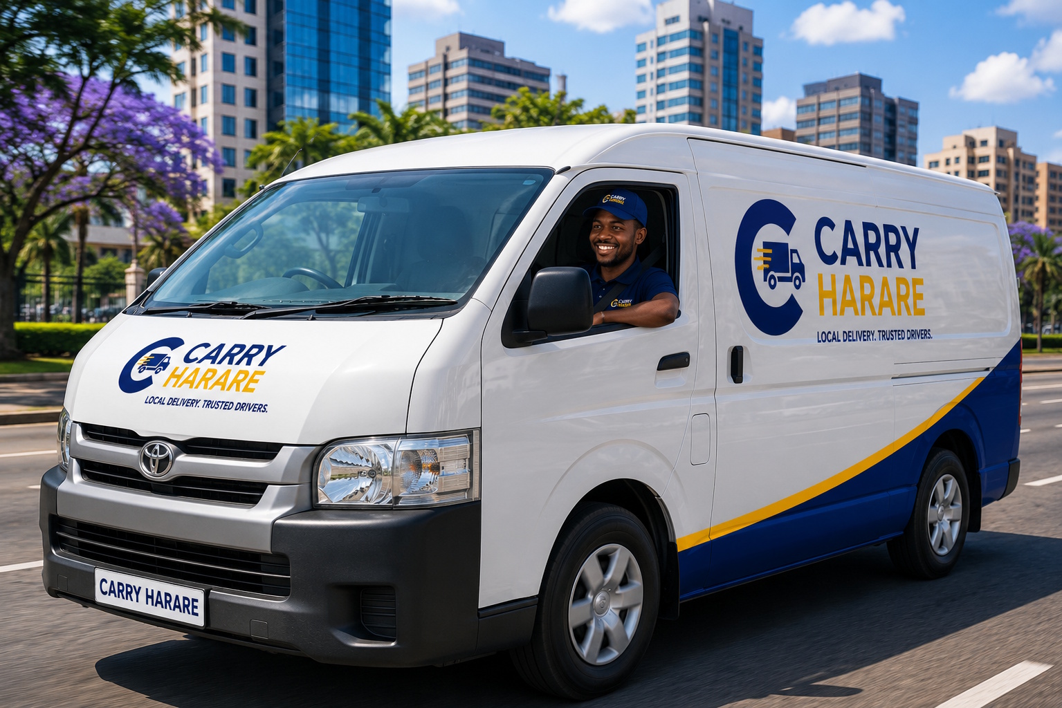 Carry Harare panel van for commercial and large deliveries